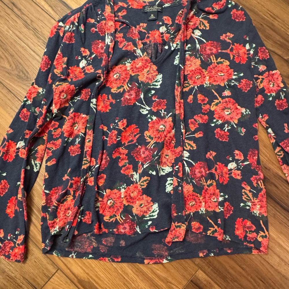 Lucky Floral Long Sleeve Top